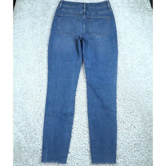 Madewell Curvy High Rise Skinny Jean Ainsworth Wash Raw Hem Edition 27 Tall - Picture 4 of 14